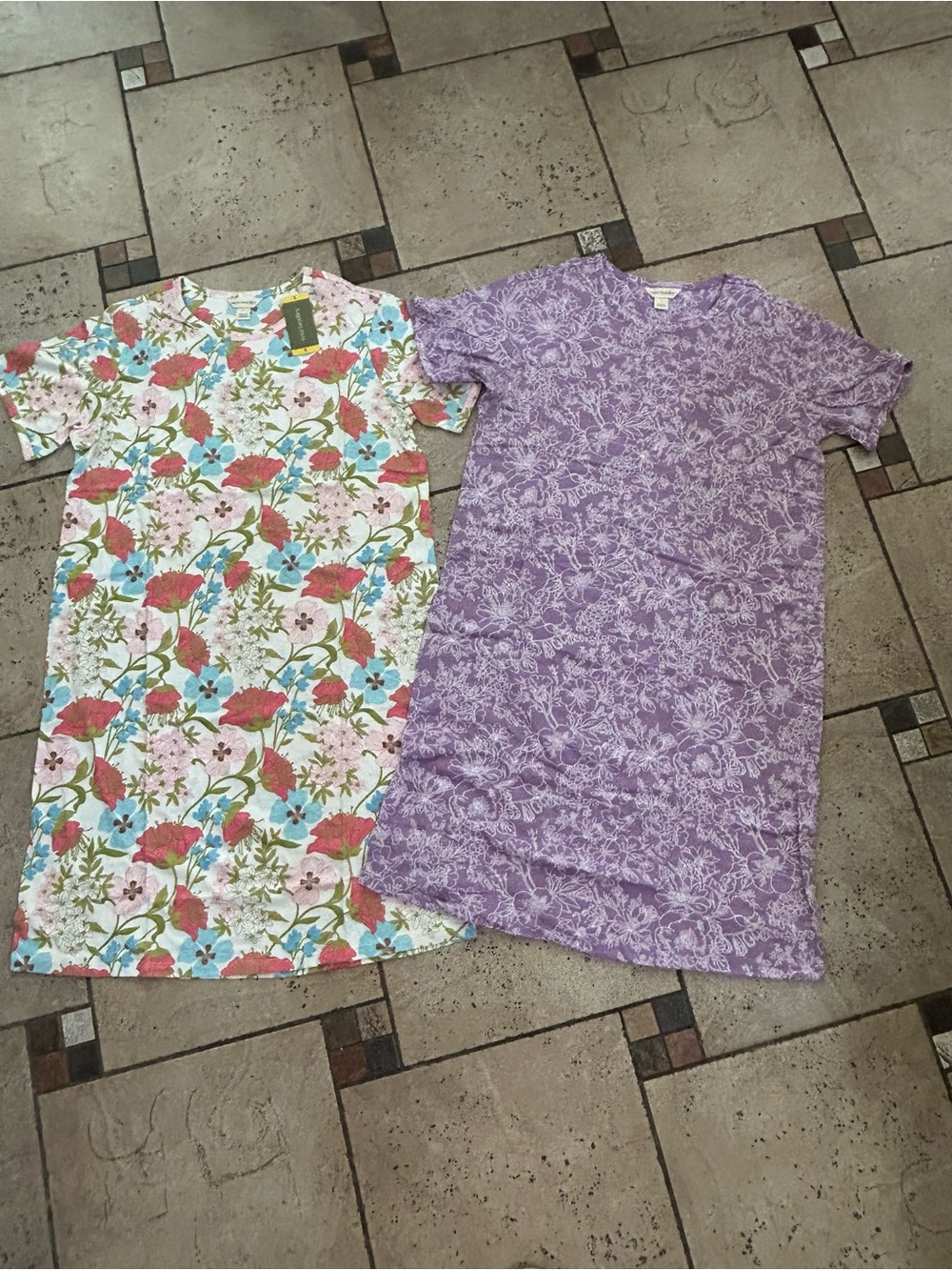 NWT Vera Bradley women 100% cotton sleep dress 2 pack - Picture 4 of 14